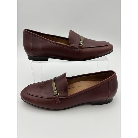Vionic Evie Loafers Brown Leather Size 8 Arch Support Orthotic Comfort Loafer - Picture 2 of 16